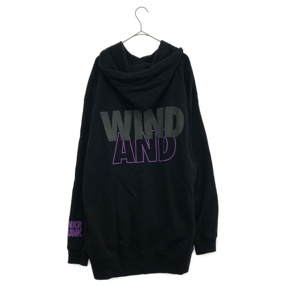 WIND AND SEA (ウィンダンシー) ×SNKRDUNK HOODIE スニーカーダンク コラボ フーディ プルオーバーパーカー ブラック  WDS-SNKR-2-03 - メルカリ