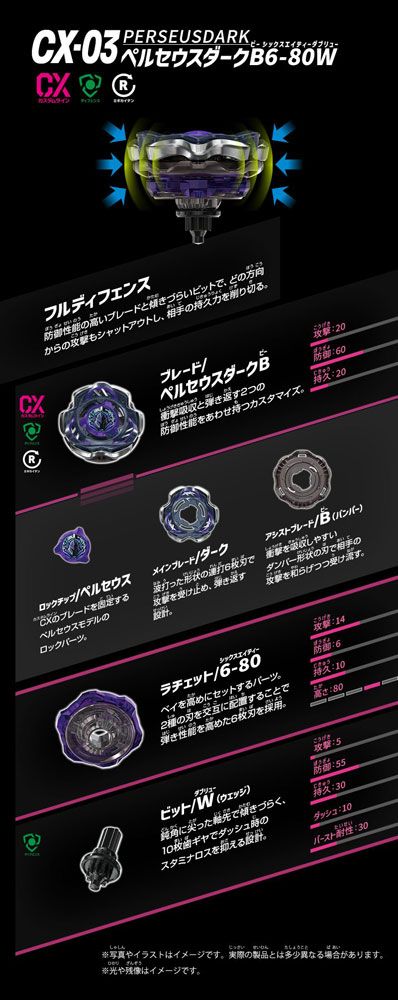 新品】ベイブレードX BEYBLADE X CX-03 ブースター ペルセウス