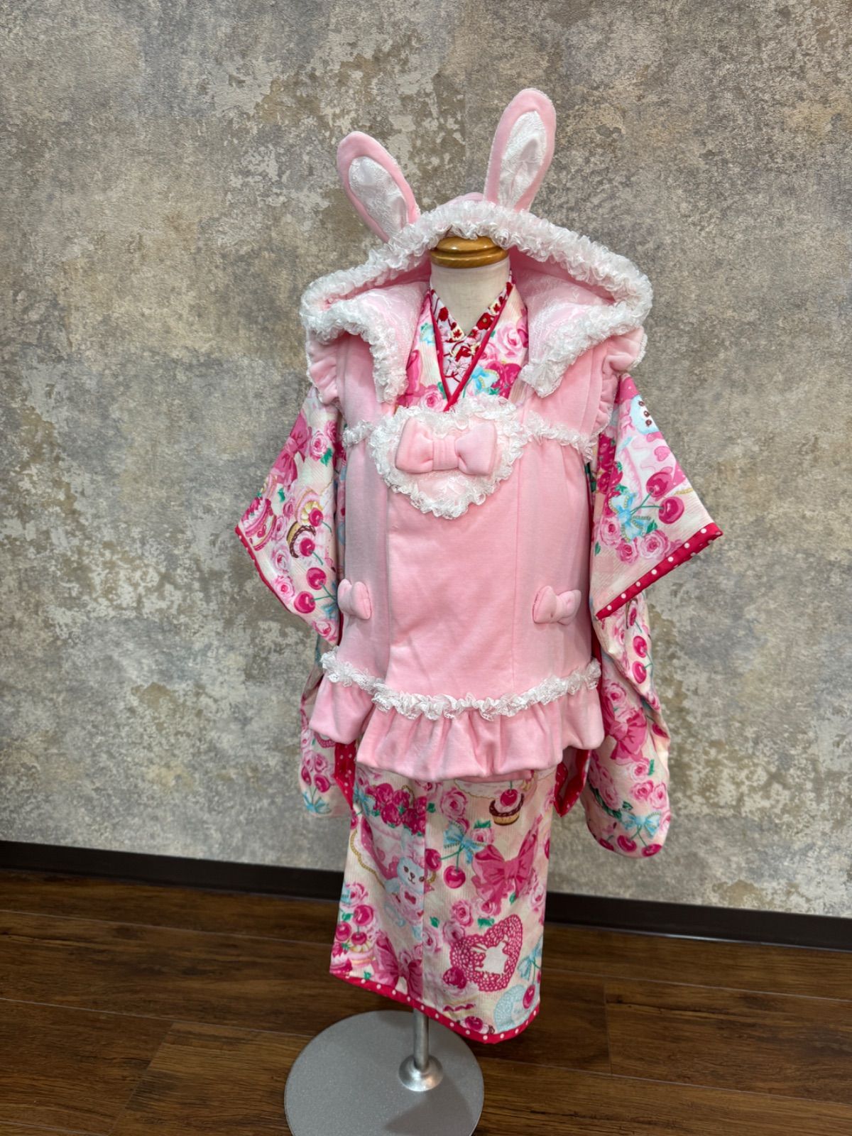 七五三 3歳 女の子 被布お着物 SEIKO MATSUDA 七五三着物3歳 女の子