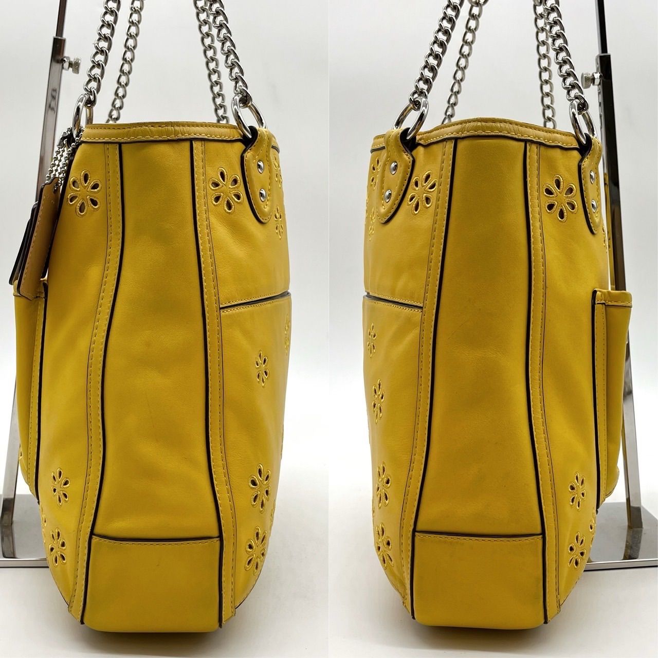 良品】COACH コーチ ショルダーバッグ トートバッグ 肩掛け ターン 