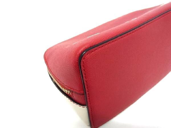 □新品□未使用□ kate spade ケイトスペード K8243 ディズニーコラボ 101匹わんちゃん クルエラ レザー 化粧ポーチ レッド系  BC1162WZ - メルカリ