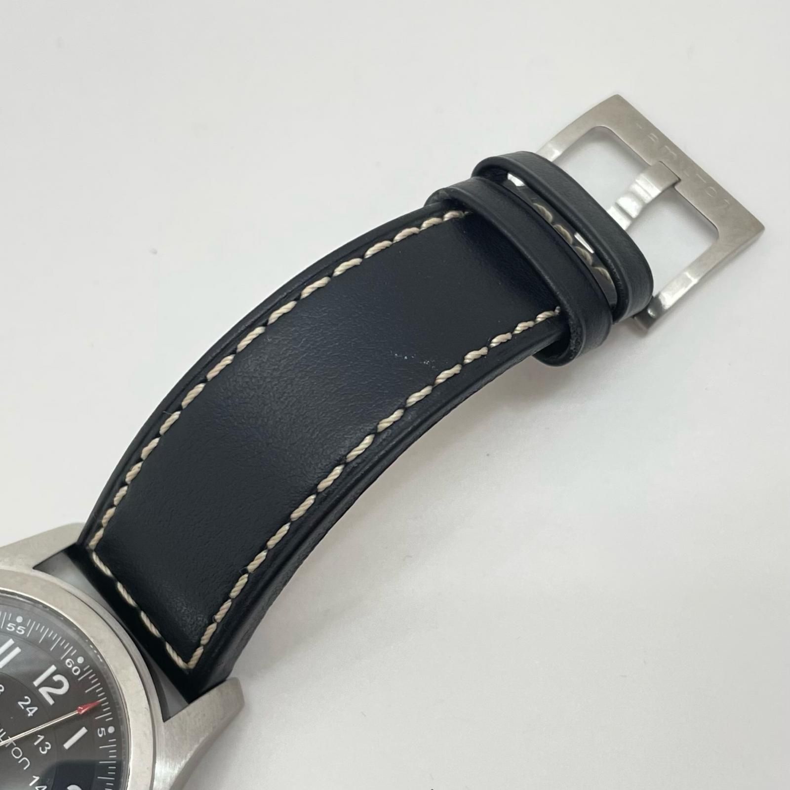 中古】HAMILTON | ハミルトン カーキフィールド 腕時計 ブラック