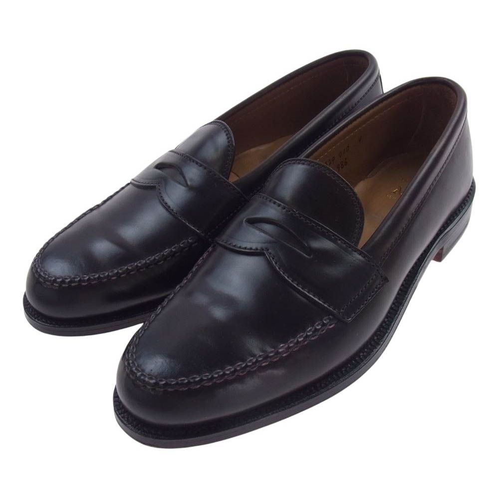 ALDEN オールデン その他靴 986 USA製 コードバン レザー  ローファー ドレス シューズ 8.5【中古】 ALDEN オールデン その他靴 986 USA製 コードバン レザー コイン