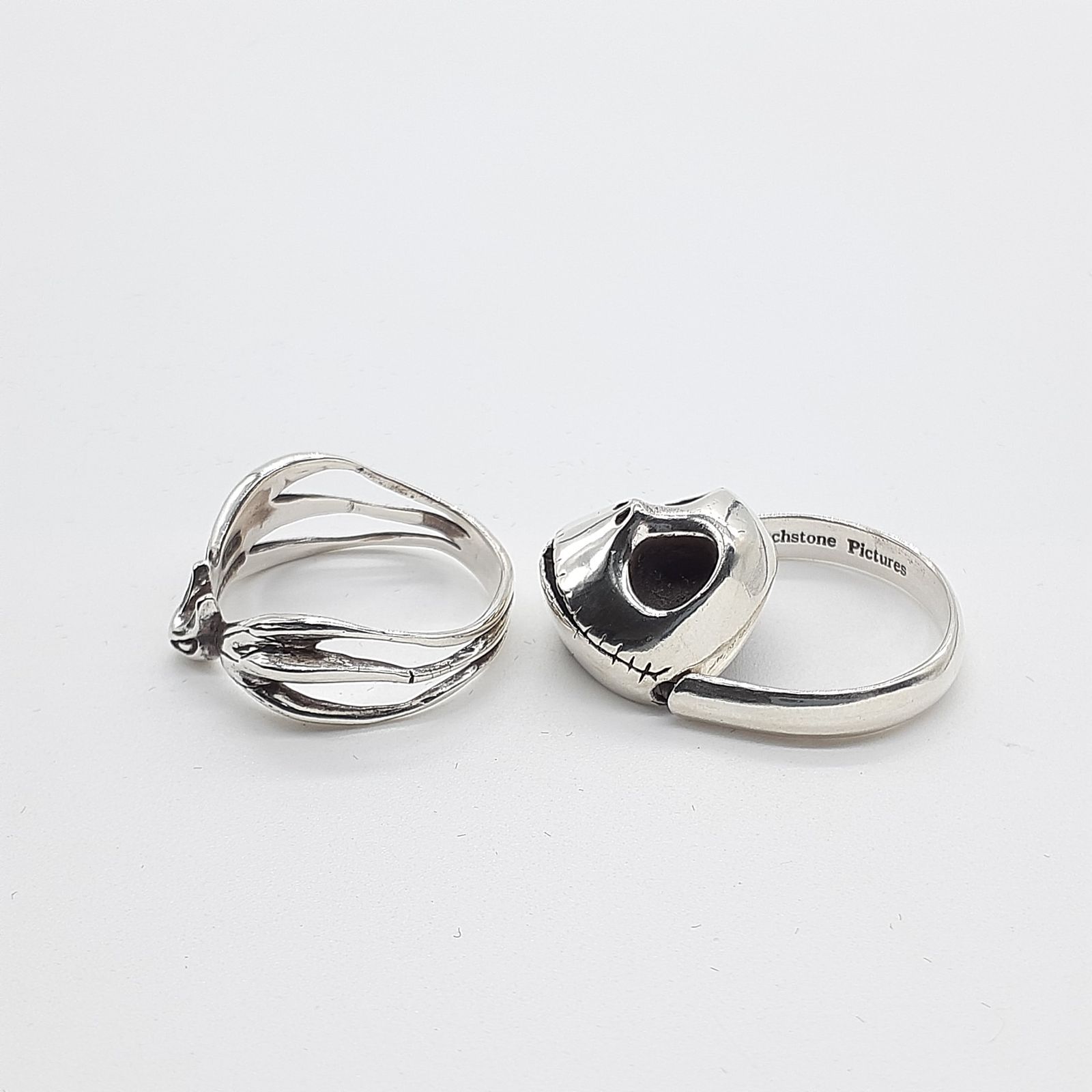 JAP工房　ナイトメアビフォアクリスマス　ジャックA　シルバーリング JAP工房 ナイトメアビフォアクリスマス 初期 ジャック シルバー