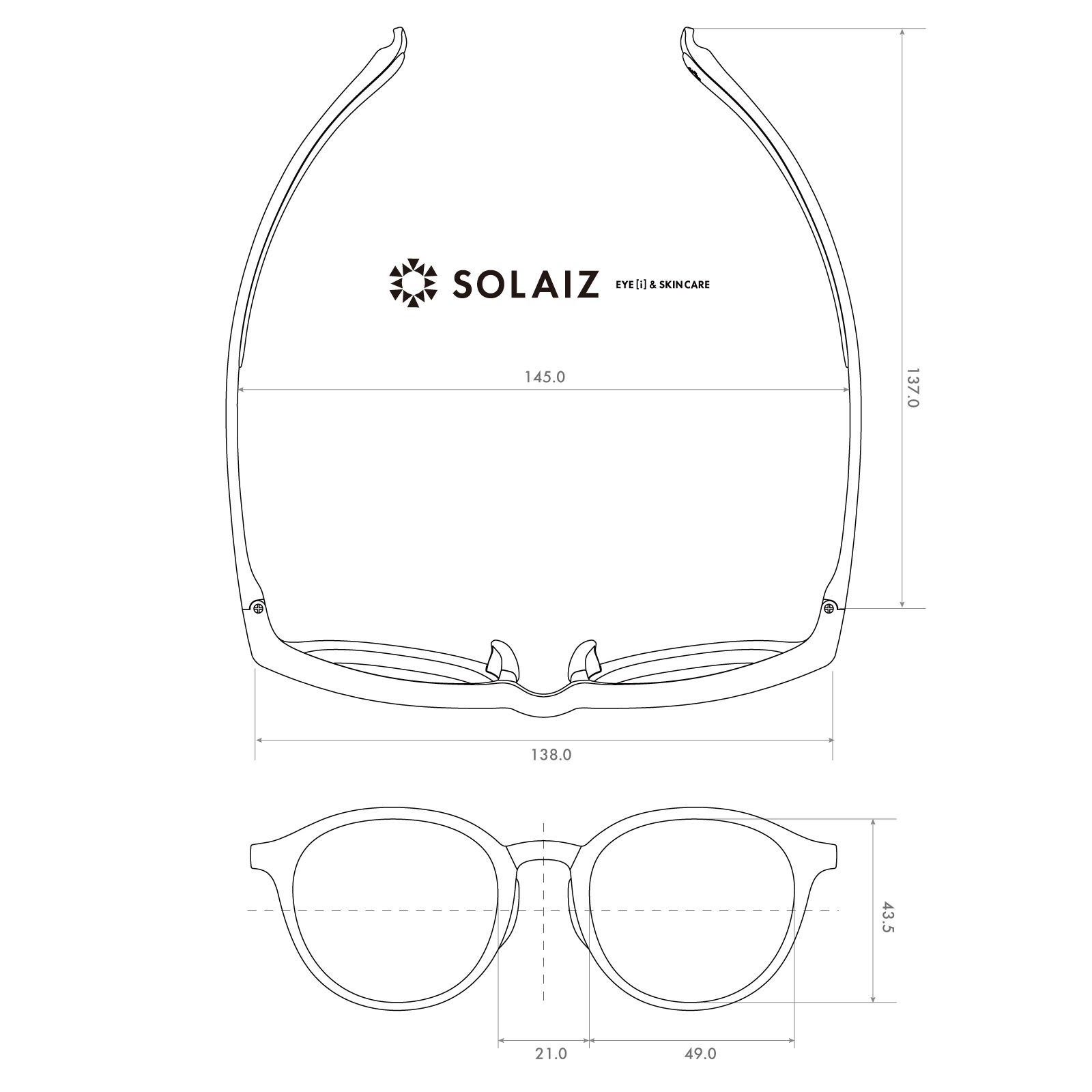 ソライズ サングラス SLD-002 SOLAIZ 近赤外線カット スキンケア