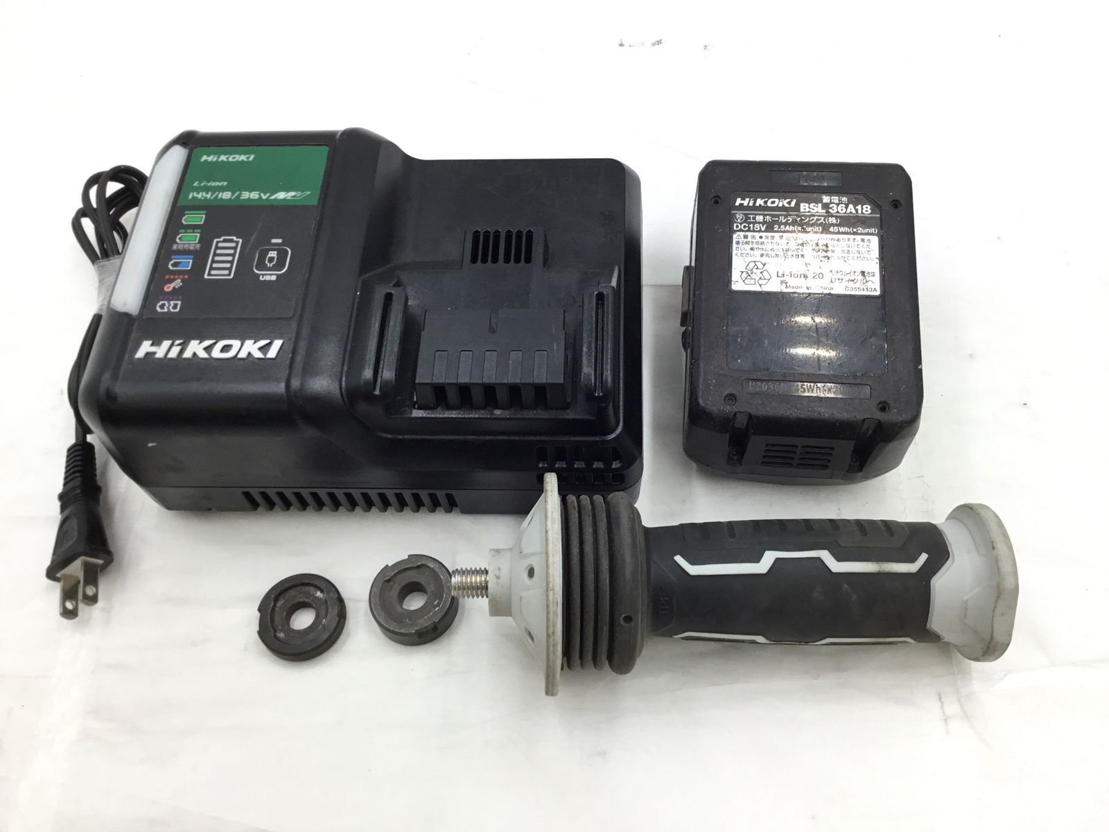 中古品】☆HiKOKI/ハイコーキ 100mm 36vコードレスディスク