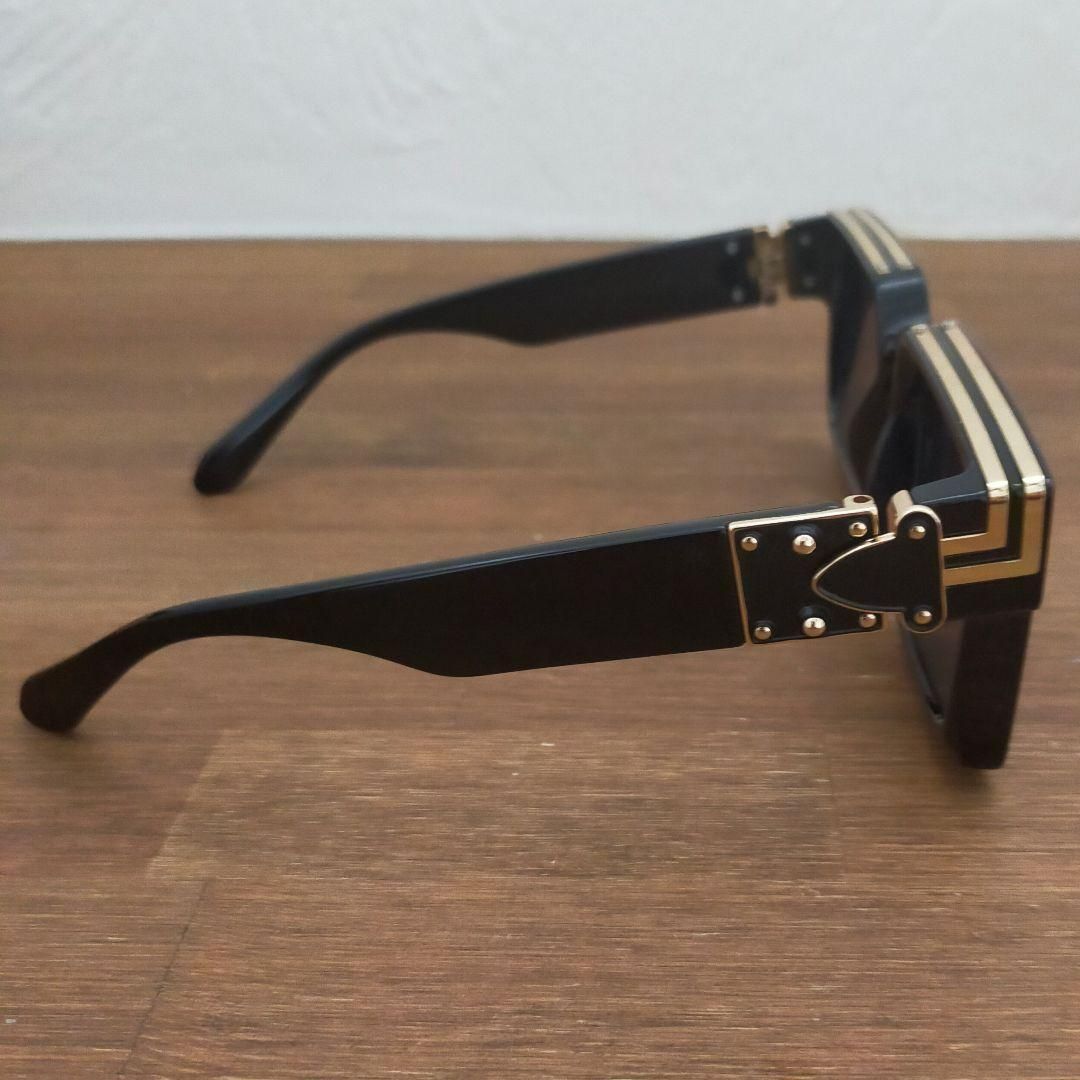 ミリオネア型 サングラス ラッパー ヒップホップ ブラック レゲエ