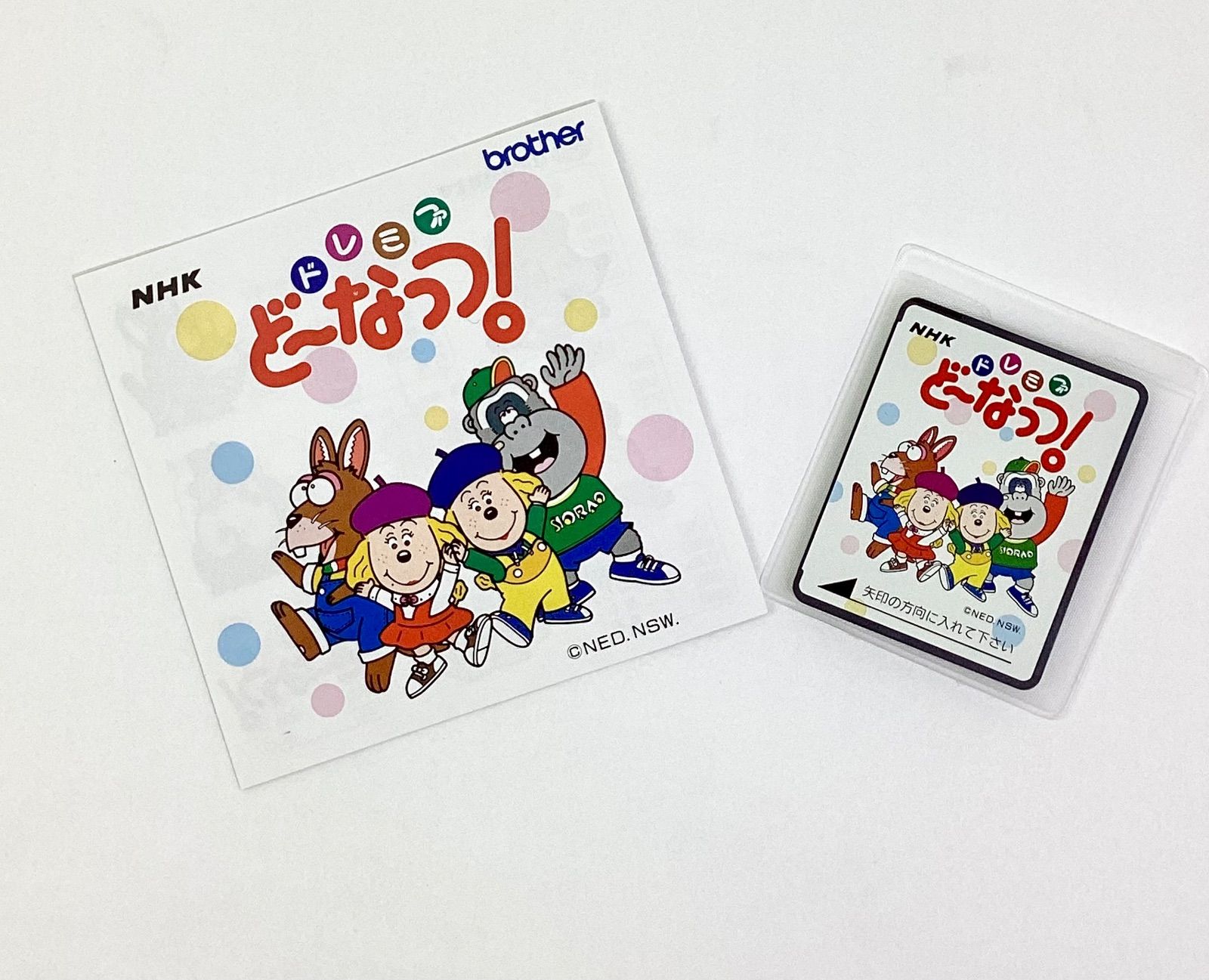 ミシン ブラザー 刺しゅうカード ドレミファどーなっつ！