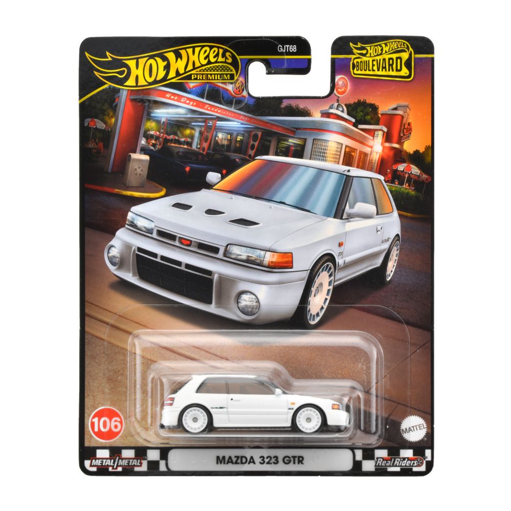 ホットウィール ブールバード マツダ 323 GTR HRT59 ミニカー
