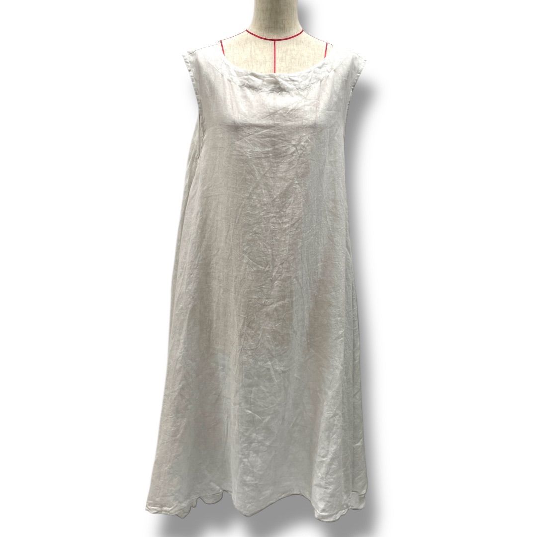 新品 未使用 タグ付き TOUJOURS トゥジュー リネンノースリーブ