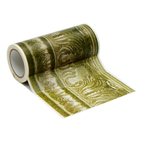 まとめ ニトムズ インテリアマスキングテープ 8m 100mm幅 フレーム ゴールド M3703 ×6セット