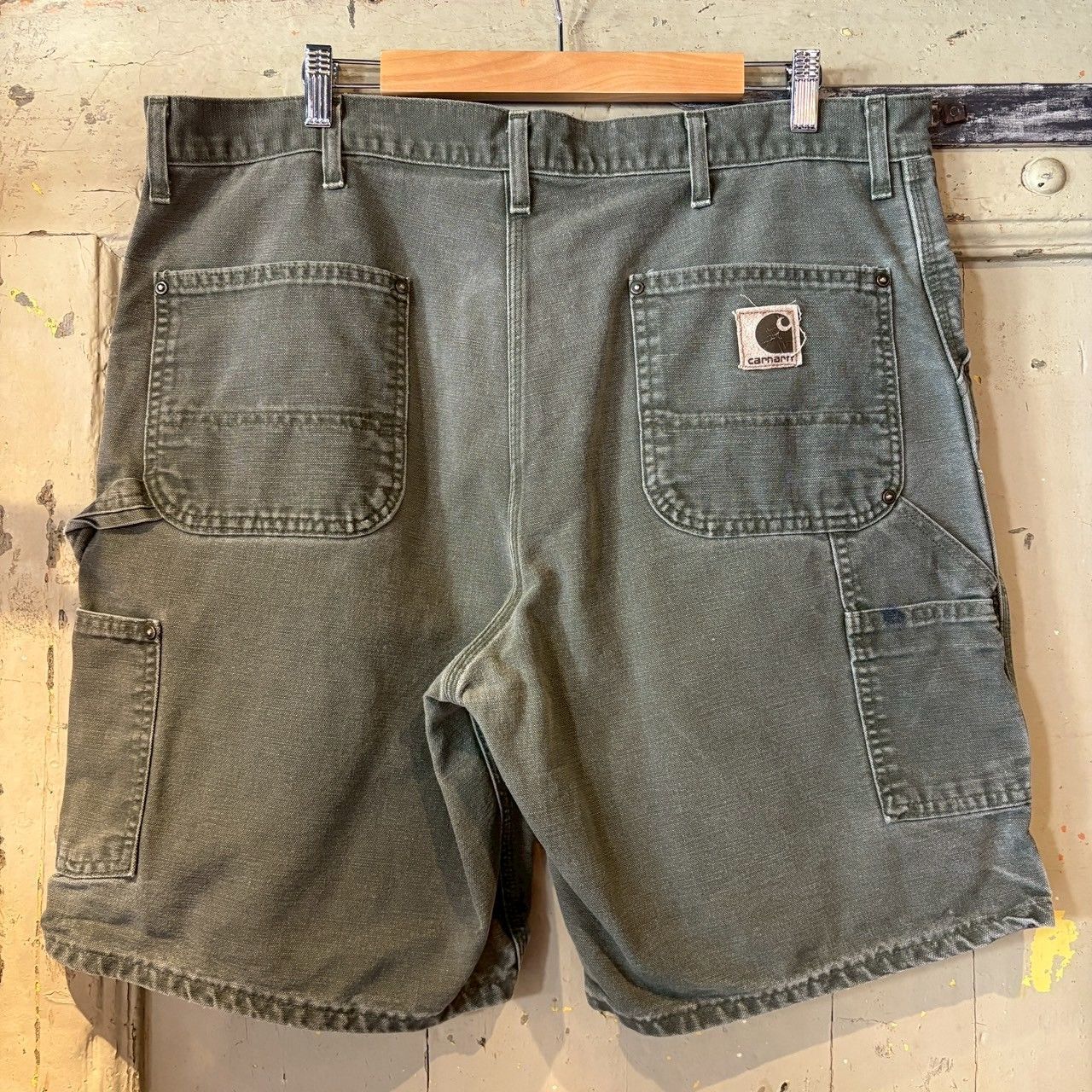 【Carhartt/カーハート】USA製 ハーフパンツ ダブルニー 美品 W40 carhartt カーハート ダブルニーショートパンツ WIP 海外限定