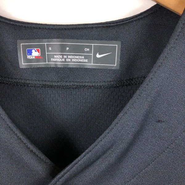 【古着】 NIKE ナイキ ベースボールシャツ MLB サンフランシスコ ジャイアンツ ブラック系 メンズS 【中古】 n052912