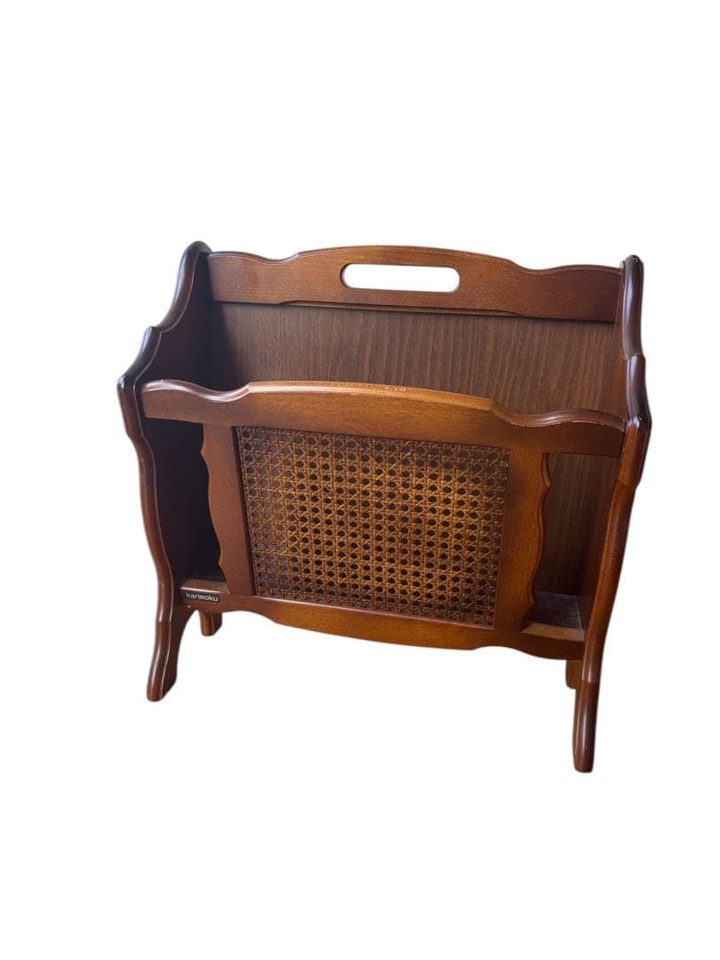 カリモク コロニアルマガジンラック ✿karimoku✿オールドカリモク