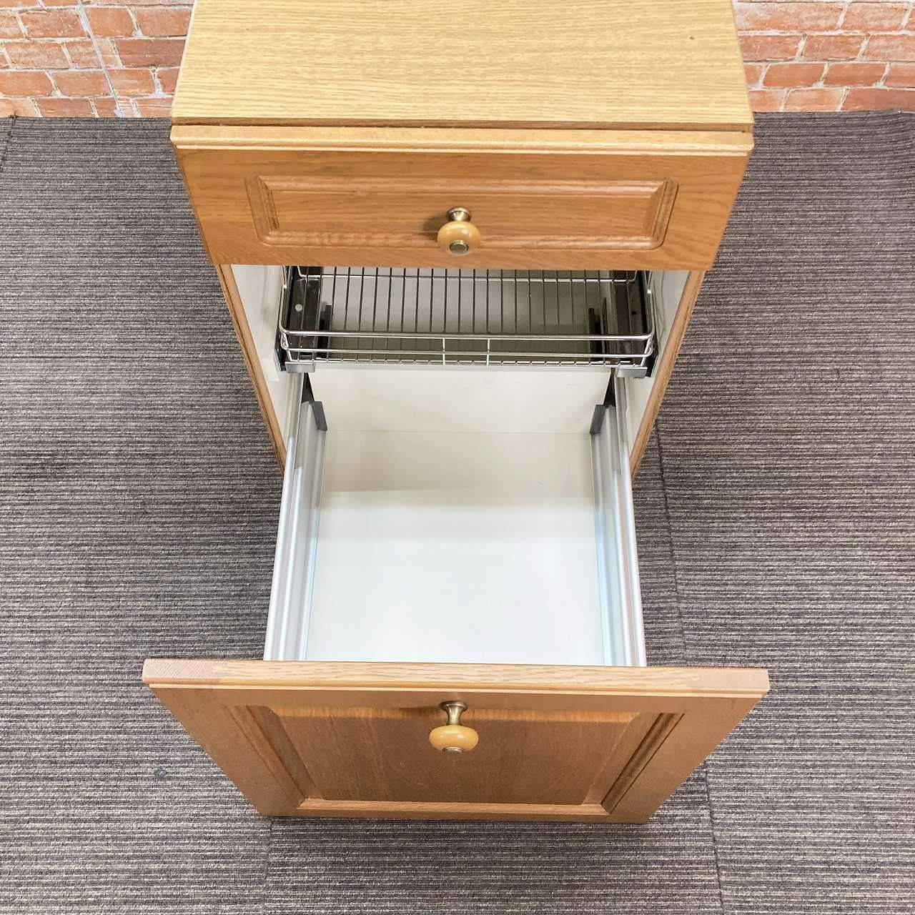 品 引き出しタイプ 家具 キャビネット 小物収納 木製 幅45cm 幅450mm キッチン収納 J0072 NEXPOTALLINN_EU