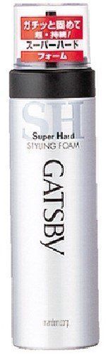 《セット販売》　マンダム ギャツビー スタイリングフォーム スーパーハード (185g)×3個セット メンズヘアフォーム