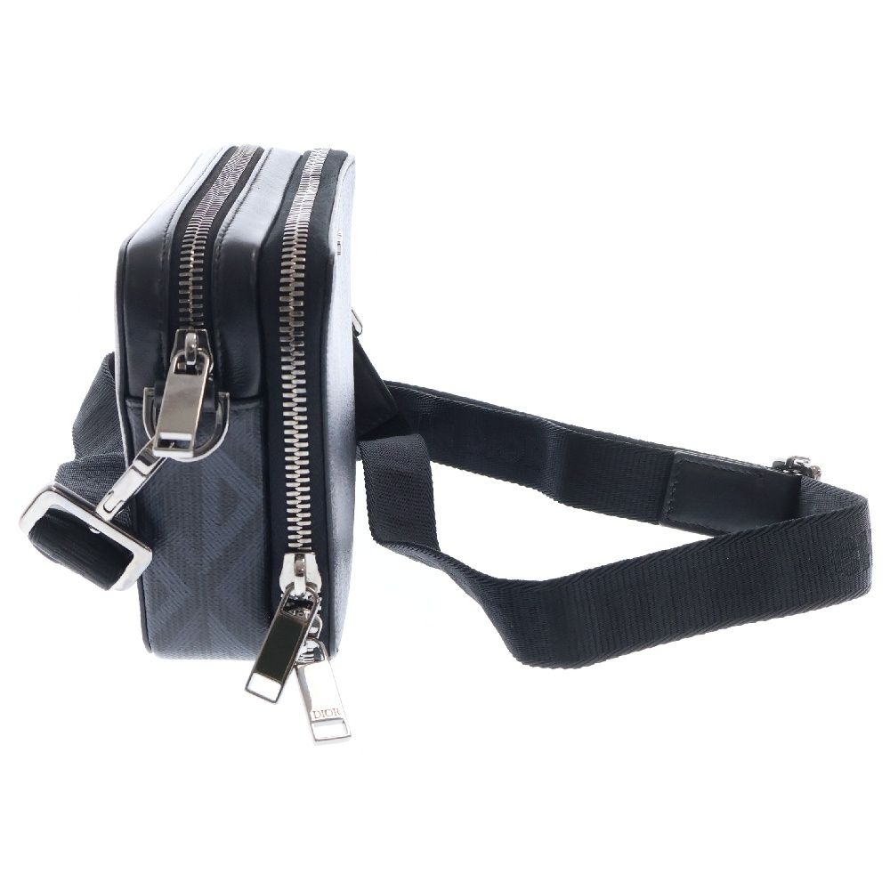 DIOR (ディオール) CDダイヤモンド クロスボディバック ブラック  