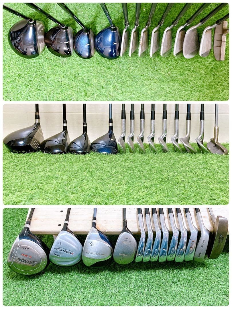 1.スリクソン 初心者オススメ ゴルフクラブ メンズセット 13本