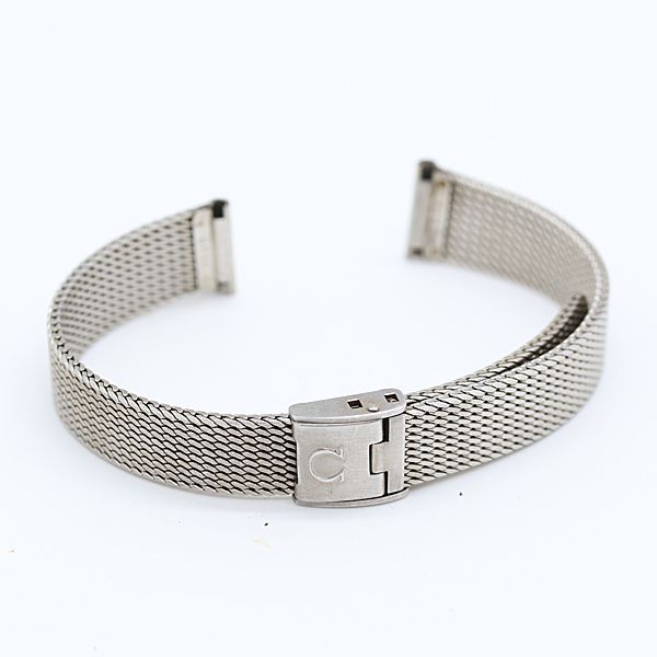 美品 オメガ 純正ベルト シルバーカラー 12ｍｍ用 レディース腕時計 オメガ 純正ベルト シルバーカラー 12mm用 レディース腕時計