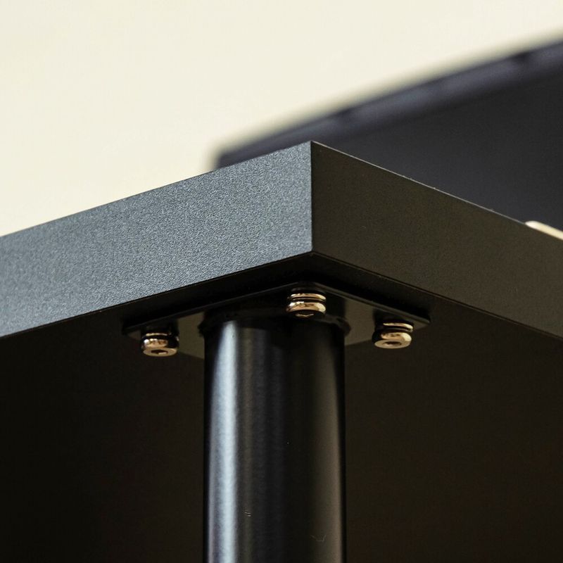 【新品・送料無料】フリーテーブル　120cm幅　奥行き45cm　BK/WH フリースタイルデスク ナチュラル 幅120×奥行45cm