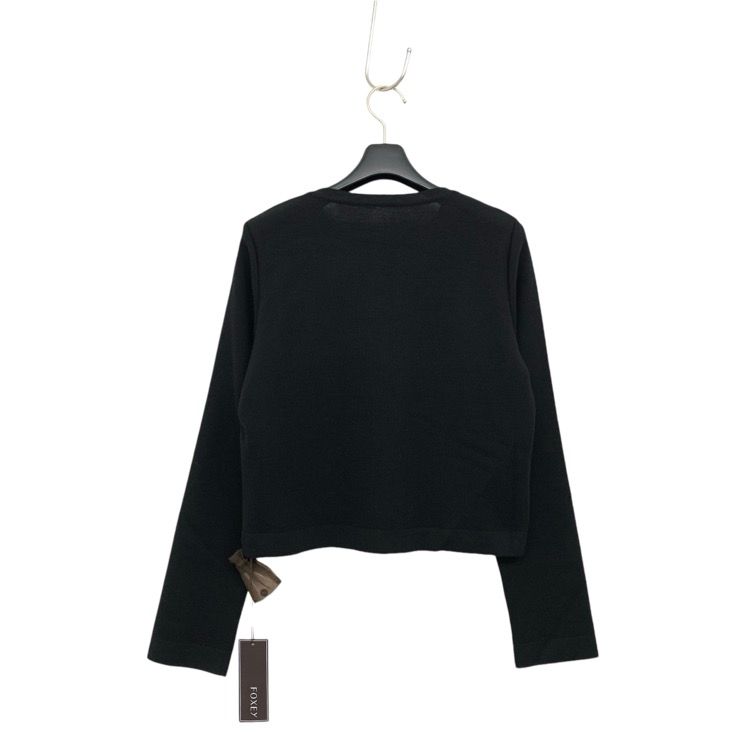 フォクシーカシミヤシルクエブリデイカーディガン41960 ブラック40