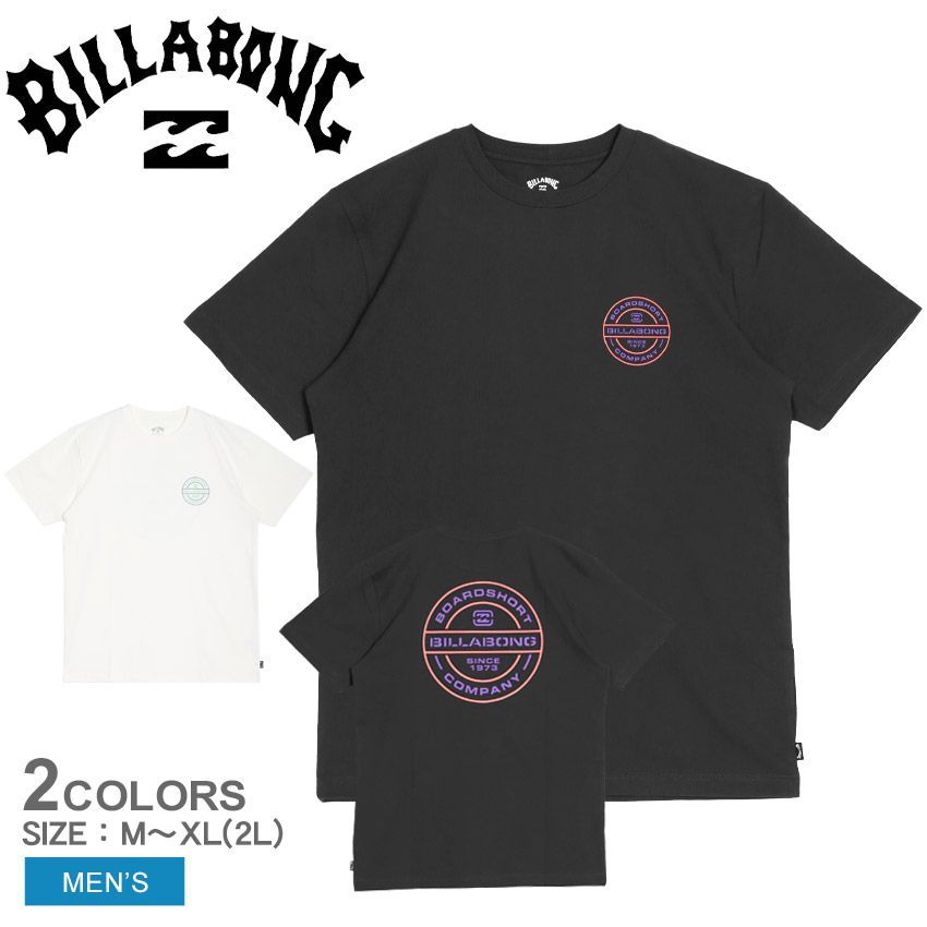ビラボン 半袖Tシャツ BE011206 メンズ BRACKET WAVE Ｔシャツ BILLABONG カラー:01.クリーム 品番：2447-0300