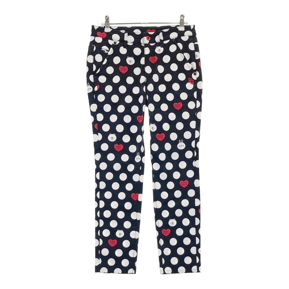 PEARLY GATES ネイビー ドット柄 パンツ PEARLY GATES ネイビー ドット柄 パンツ ダブルフェイスジョガーパンツ