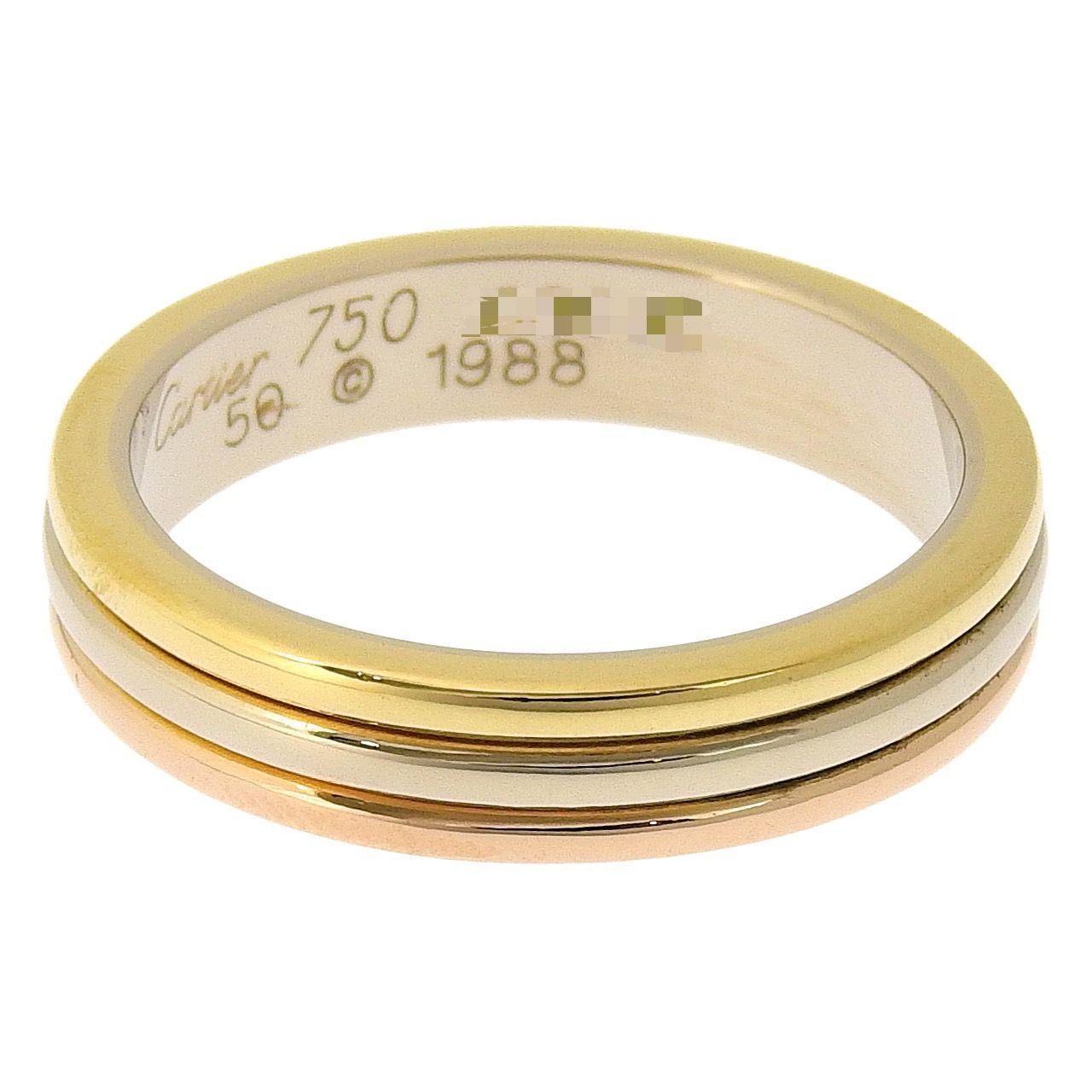 新品仕上げ Cartier カルティエ 750 K18 YG WG PG スリーカラー 