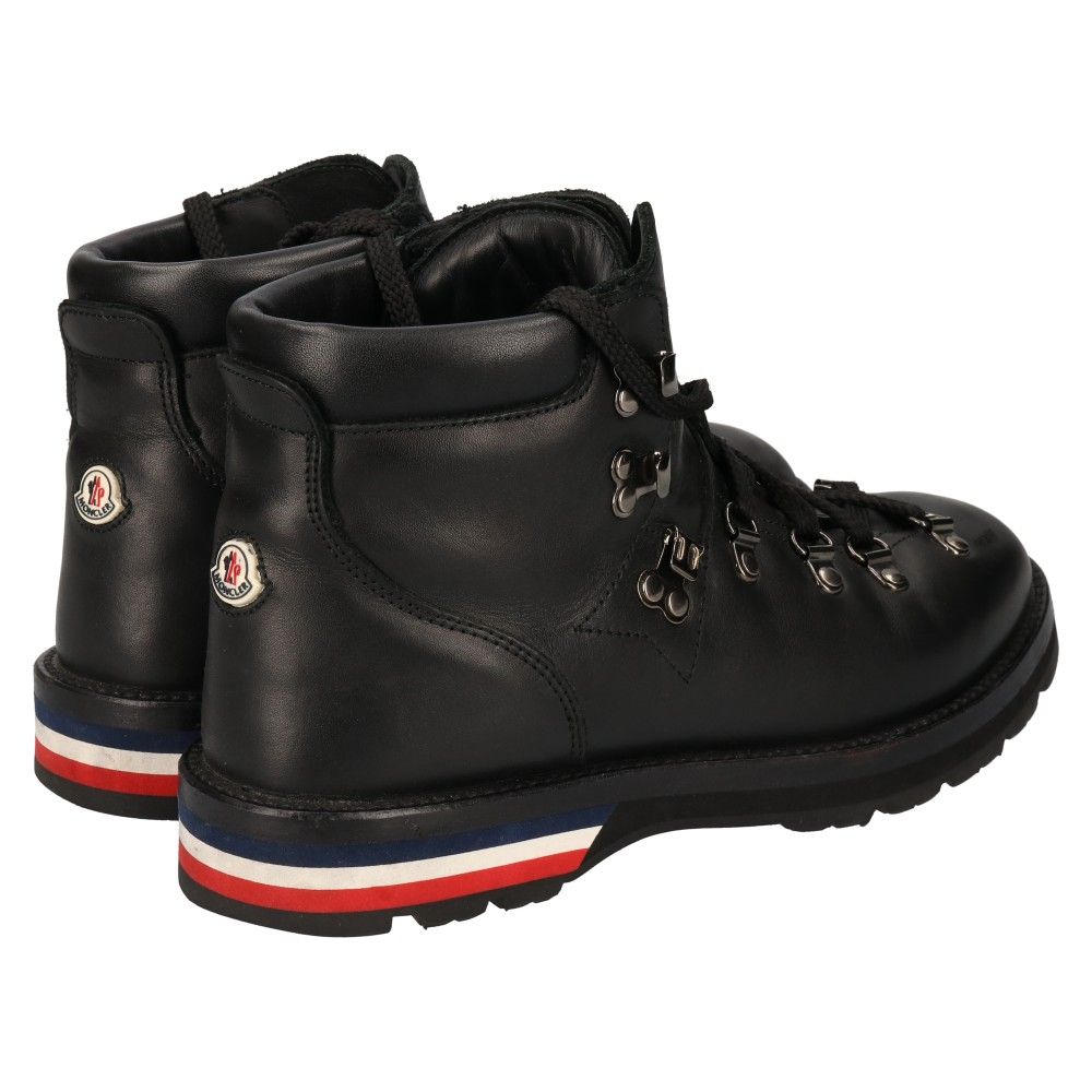 MONCLER (モンクレール) PEAK Nubuck Hiking Boots スエードヌバックハイキングブーツ ブラック - メルカリ