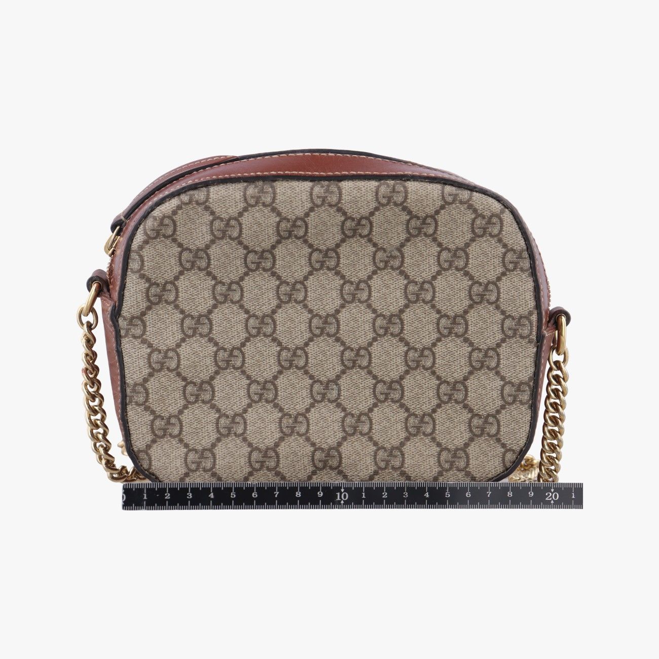 グッチGucciGGスプリームベージュ×ブラウンPVCコーティングキャンバス409535B019173811