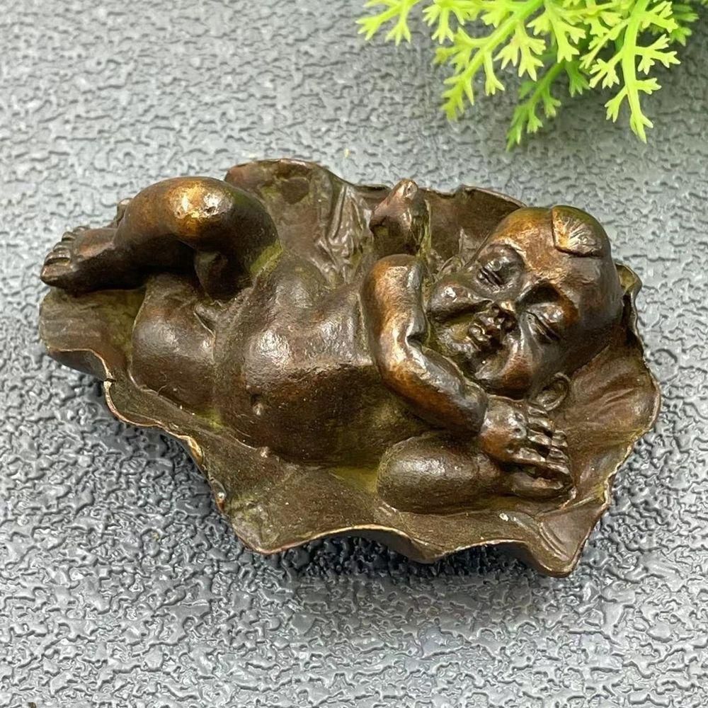 銅製 小蛙 置物 銅彫物 茶道 茶寵 装飾品 工芸品 美術品 Amazon｜gannbarou 茶寵 茶玩 中国茶 道具 置物 銅器 かわいい