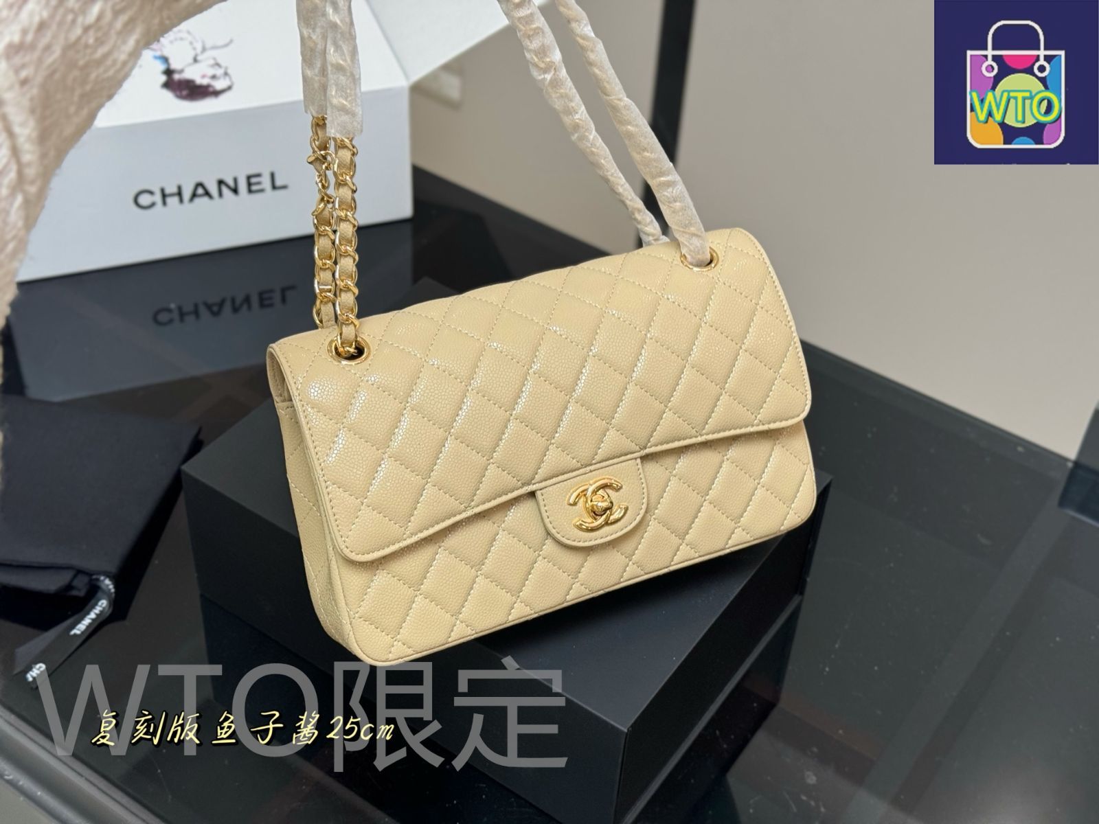 メルは他の方入札できませんシャネル飛行機からキャンパスバッグ 今日特価】Chanel シャネル CFバッグ 折りたたみボックスと