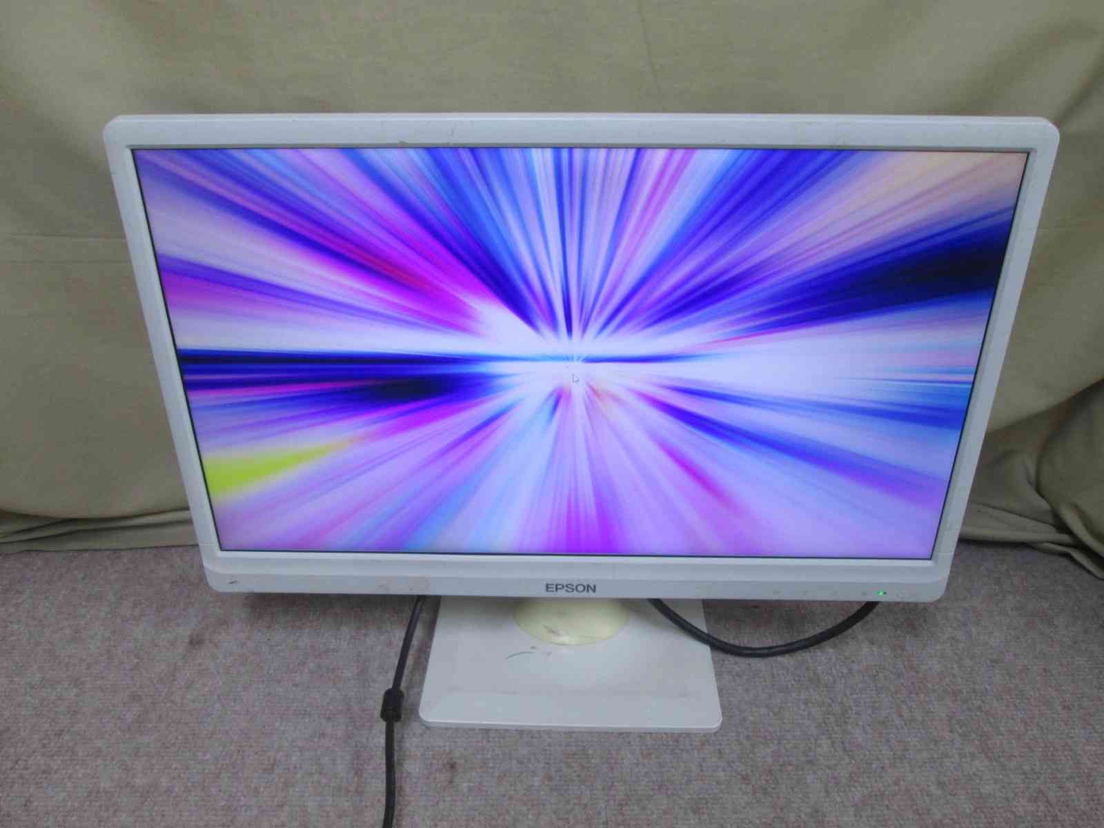 EPSON LD22W63 21.5インチ 液晶モニター D-sub フルHD（1920×1080）　非光沢 ノングレア　動作保証 送料無料 [93412] EPSON LD22W63 21.5インチ &frasl; EPSON(エプソン) ケーブル付き中古