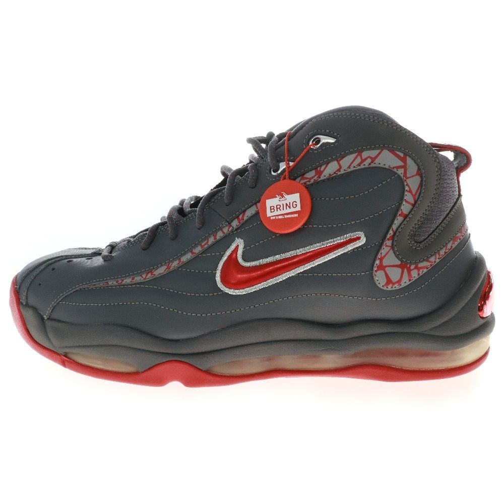 NIKE ナイキ 【観賞用 2009年製】AIR TOTAL MAX UPTEMPO エアトータルマックスアップテンポ ハイカットスニーカー グレー/レッド 392386-001 NIKE (ナイキ) 【観賞用 2009年製】AIR TOTAL MAX UPTEMPO エア