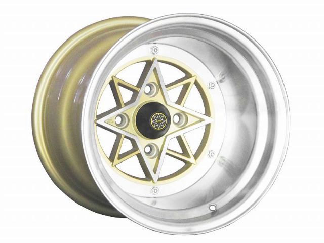 コーリン 旧車 スターシャーク STAR SHARKホイール 14インチ 61_1412_114 3 4 H_ゴールド 4本セット