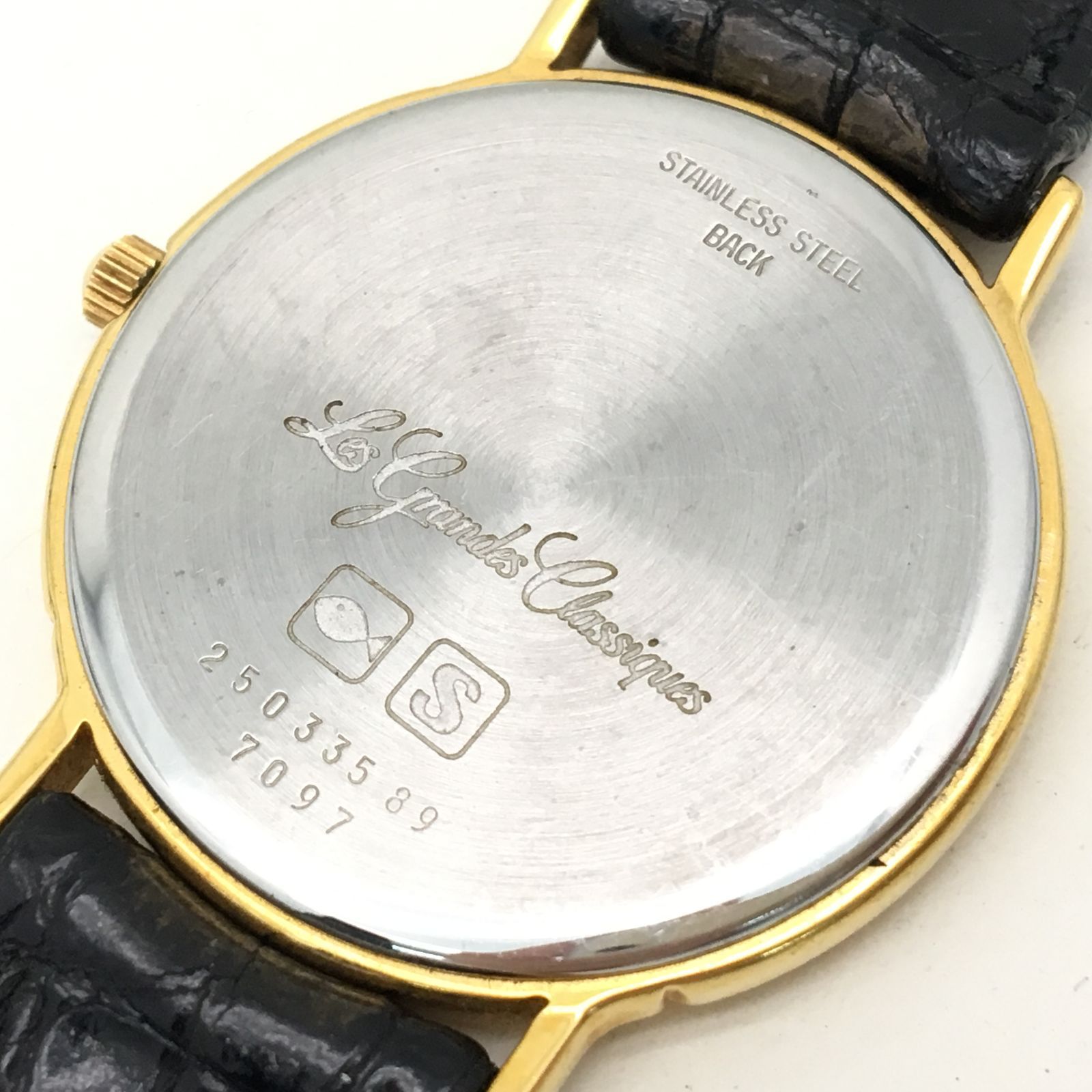 ロンジン 150-7097 グランドクラシック 腕時計 ゴールド文字盤 稼働品 