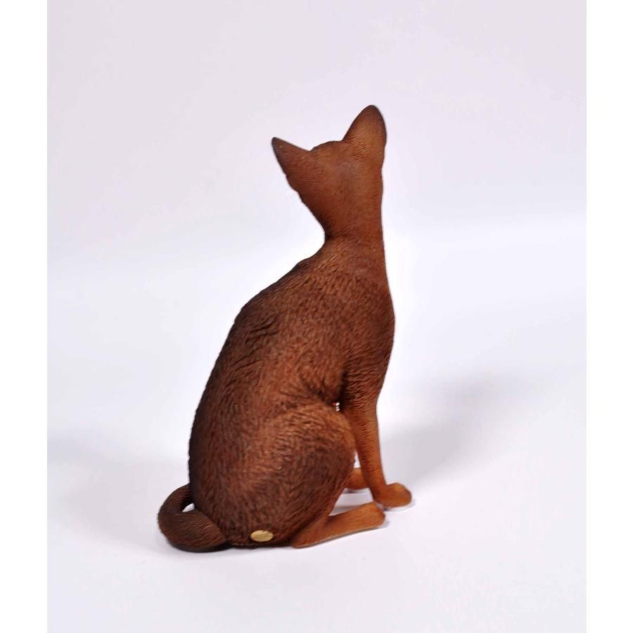 1/6サイズ お座りするレッド アビシニアン猫 リアルネコ 1/6サイズ お座りするレッド アビシニアン猫 リアルネコ