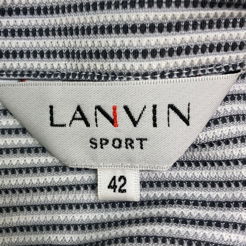 サイズ：42 LANVIN SPORT ランバン スポール 長袖ポロシャツ 総