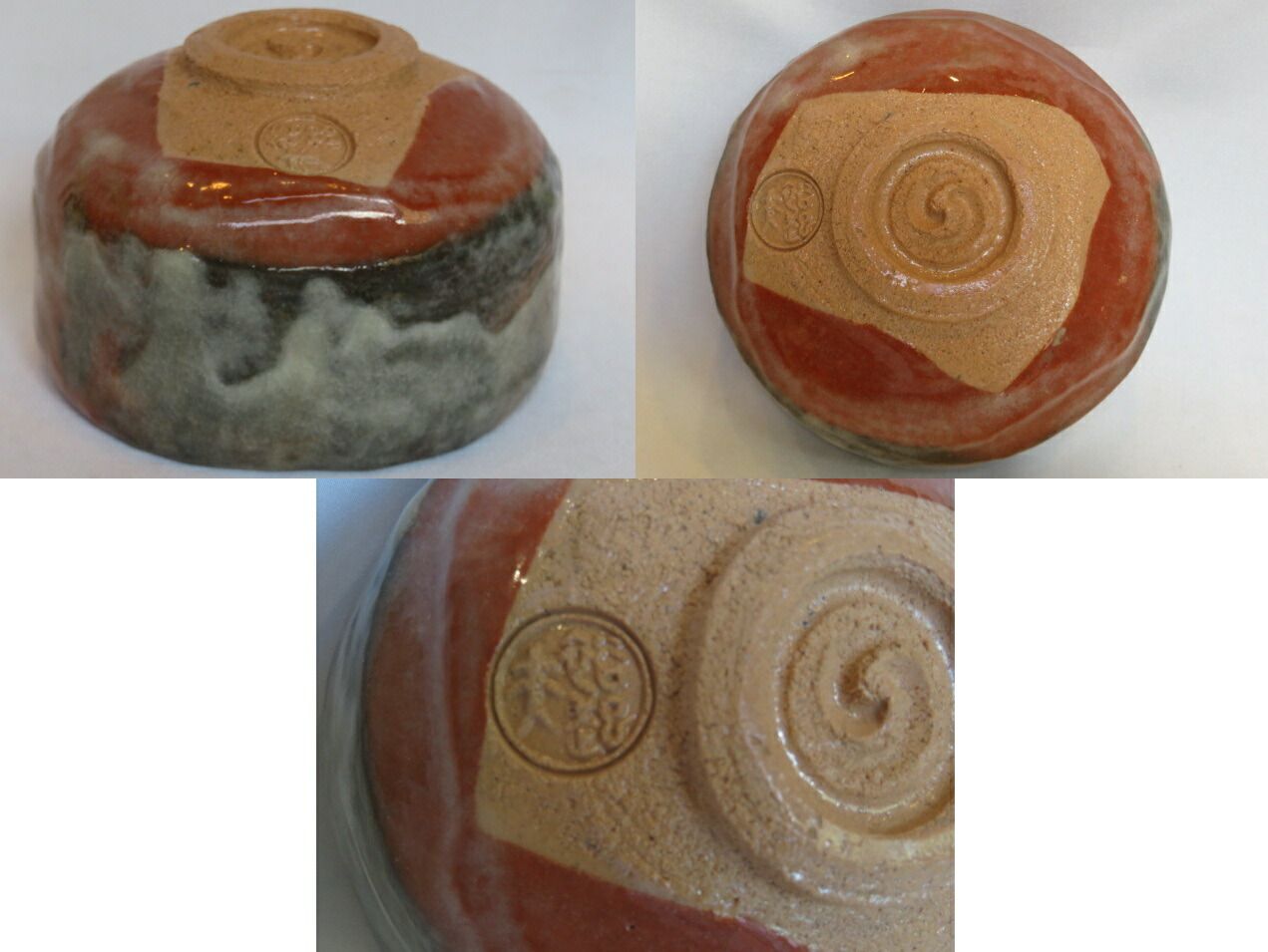 Sophia三代 小川長楽 （小川裕起夫）赤楽茶碗共箱共布茶道具抹茶碗新品 Sophia様専用三代 小川長楽 （小川裕起夫）赤楽茶碗共箱共布茶道具抹茶