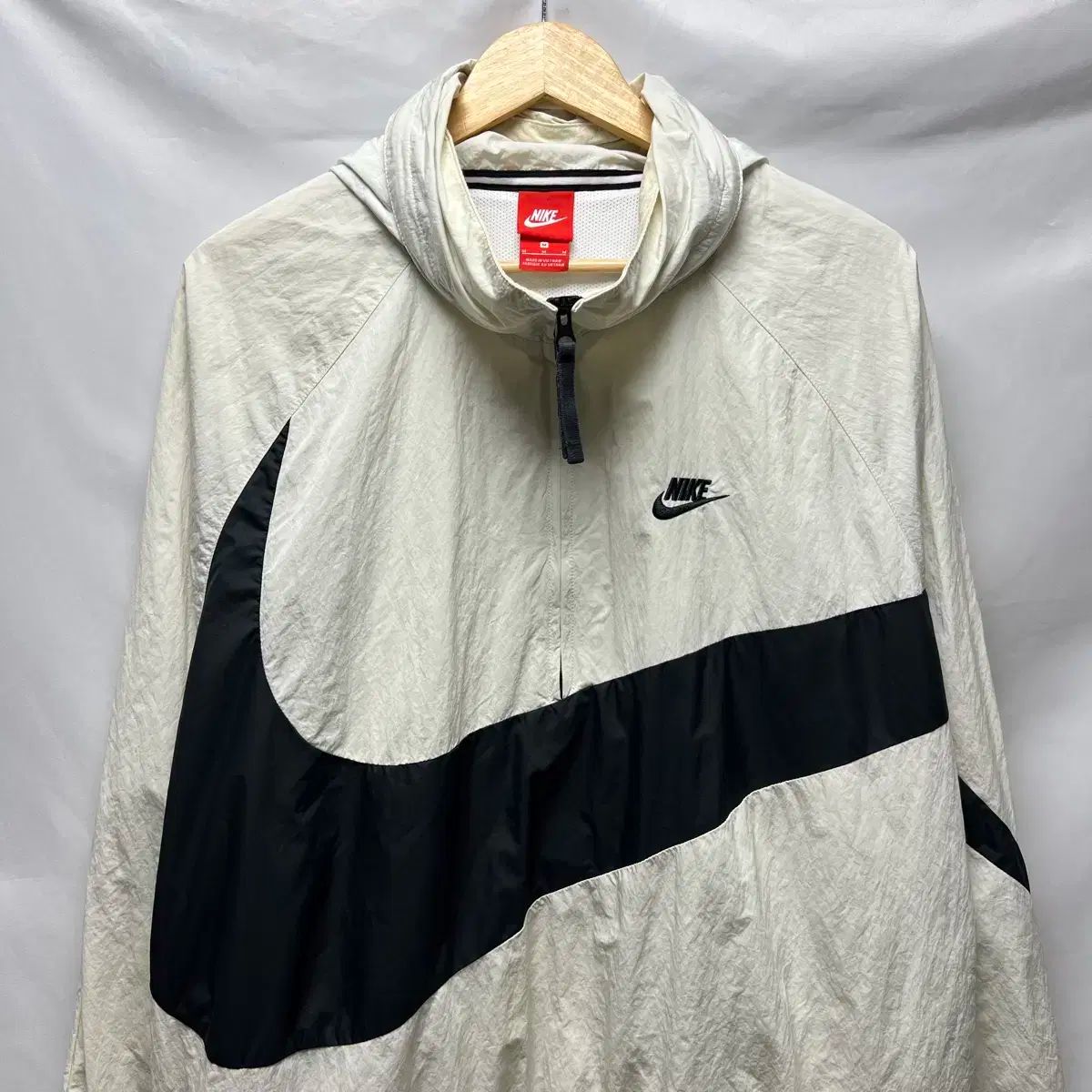純正品/ L Nike(ナイキ） ビックスウォッシュ 白 ウーブン