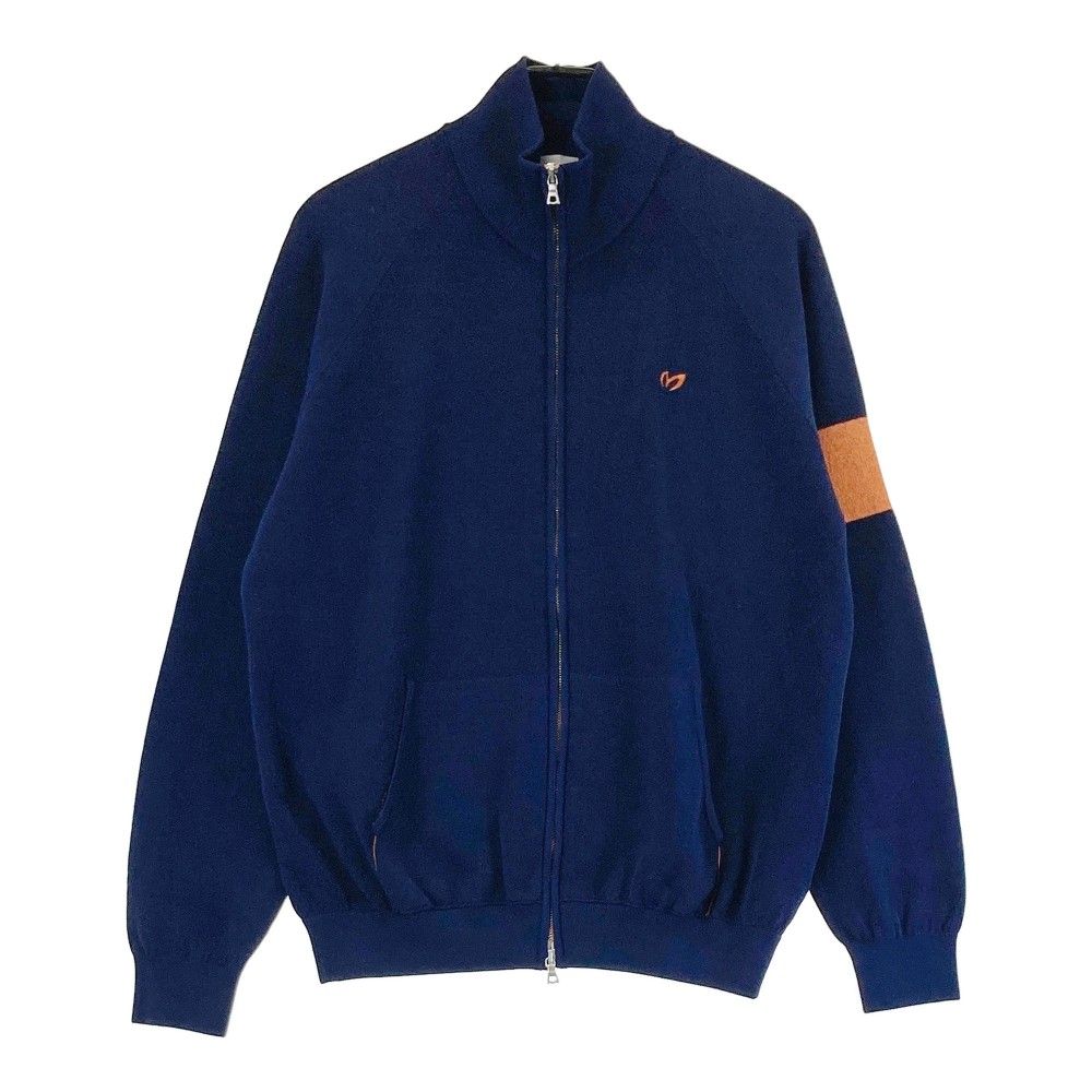 サイズ 6 MASTER BUNNY EDITION マスターバニーエディション ニット ジップジャケット ネイビー系 240101537656 ゴルフウェア メンズ ストスト