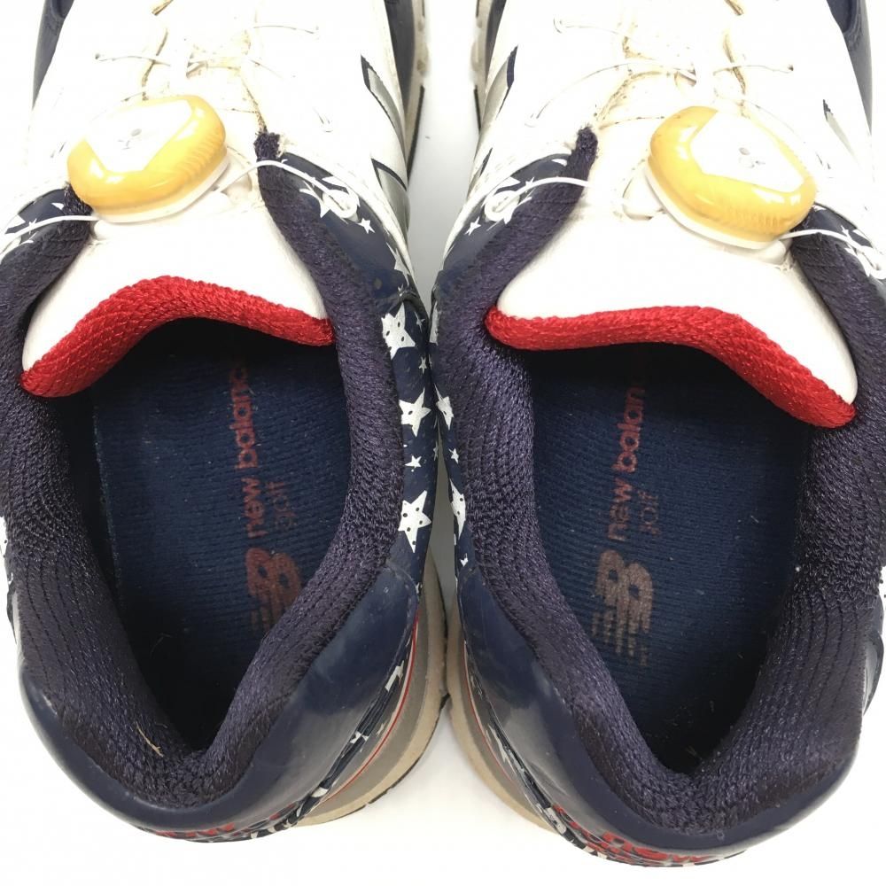 ★SALE10％OFF★ニューバランス ゴルフシューズ ネイビー×白 星 WGB574US BOA  レディース 25 ゴルフウェア New Balance