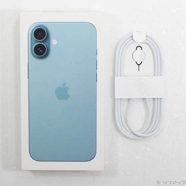 中古品〕 iPhone16 Plus 256GB ティール MXVL3J／A SIMフリー【349