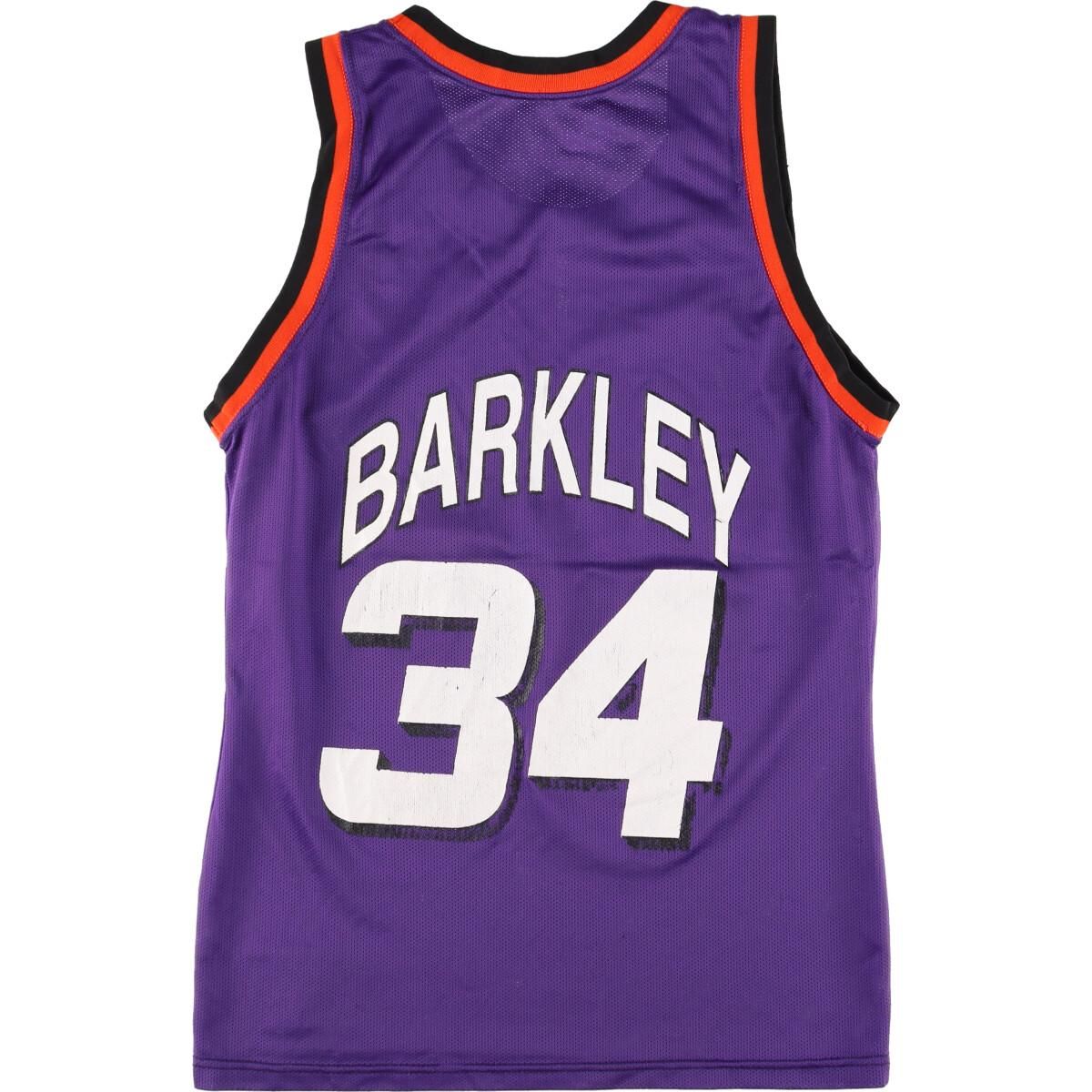 希少 90‘s USA製 champion NBA SUNS バスケシャツ 90s USA製 チャンピオン NBA SUNS #34 チャールズ・バークレー