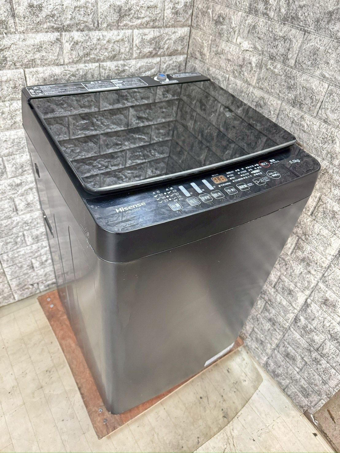 大阪送料無料☆3か月保障付き☆洗濯機☆ハイセンス☆5.5kg☆2021年☆HW 