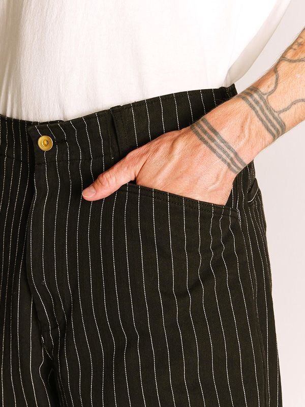 Schott ショット ストライプ パンツ ワーク フリスコパンツ Lポケ