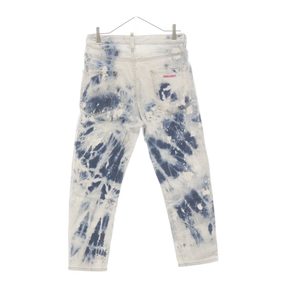 DSQUARED2 (ディースクエアード) Dan Elastic Waist Jeans ブリーチ  