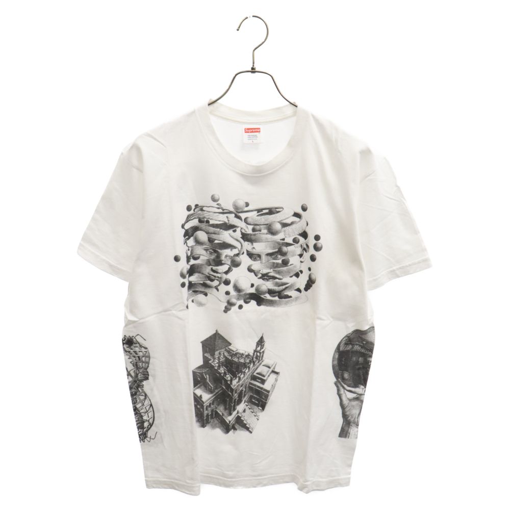 supreme エッシャー　Tシャツ17SS 白 SUPREME (シュプリーム) 17SS M.C. Escher Collage Tee