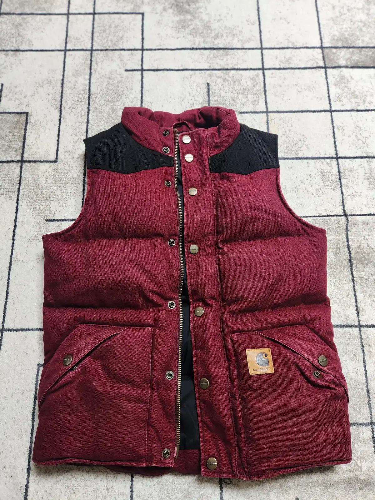 Carhartt カーハート ダグラス DOUGLAS ベスト ワイン ダウン ベスト S