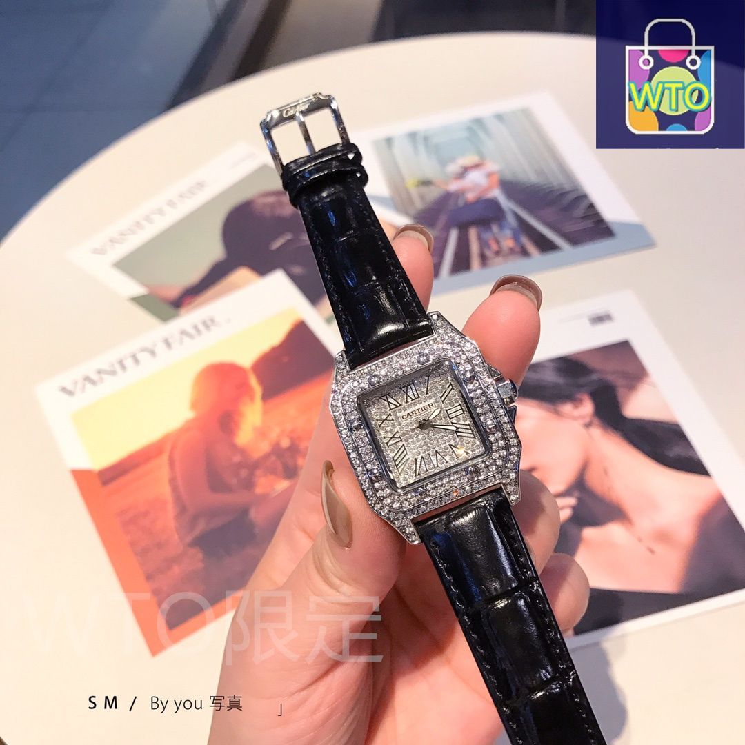 今日特価！CARTIER カルティエ サントス レディース 満 シリーズ